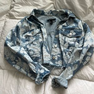 Floral Jean Jacket